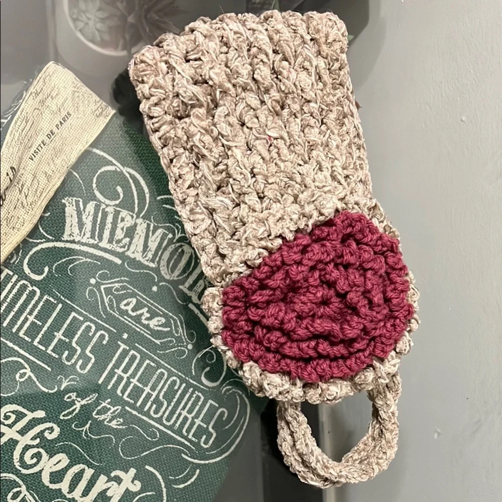 Handmade Crochet Spa 2pc spa set: Washcloth, Scrubbie